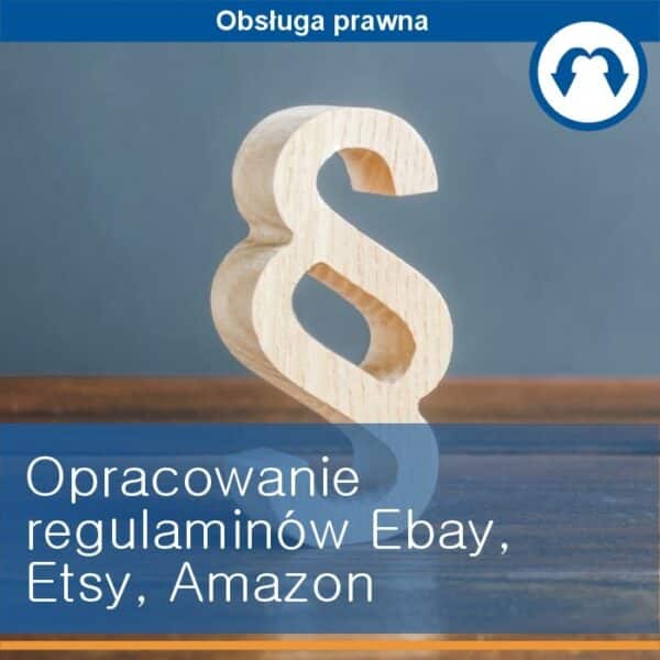opracowanie regulaminów Ebay, Etsy, Amazon