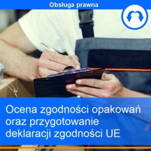 cena zgodności opakowań oraz przygotowanie deklaracji zgodności UE